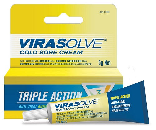 Virasolve Cold Sore Cream 5g