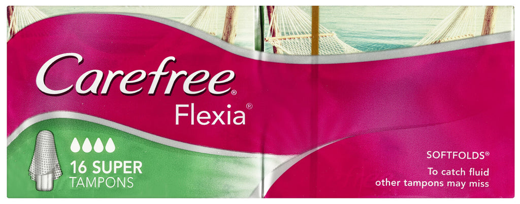 Carefree Flexia Tampons 16 - Super