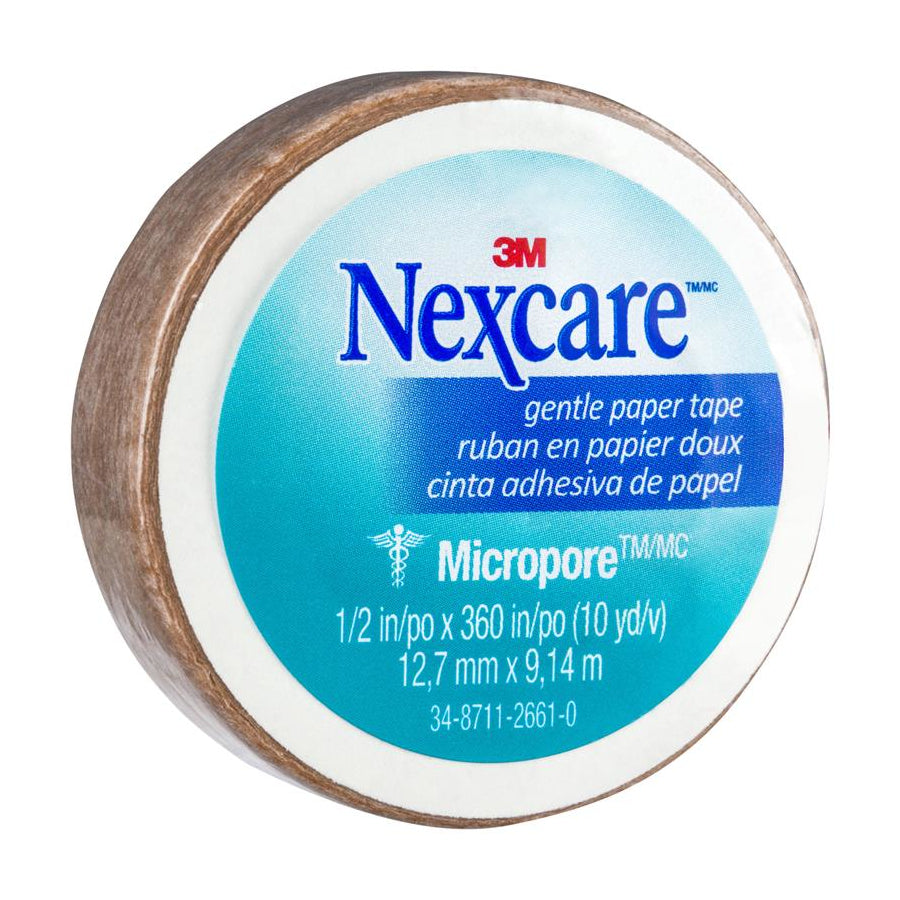 Nexcare - Micropore Paper Tape - 12.7mm x 9.14m - Tan