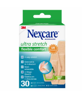 Nexcare Ultra Stretch Flexible Bandages Assorted 30’S