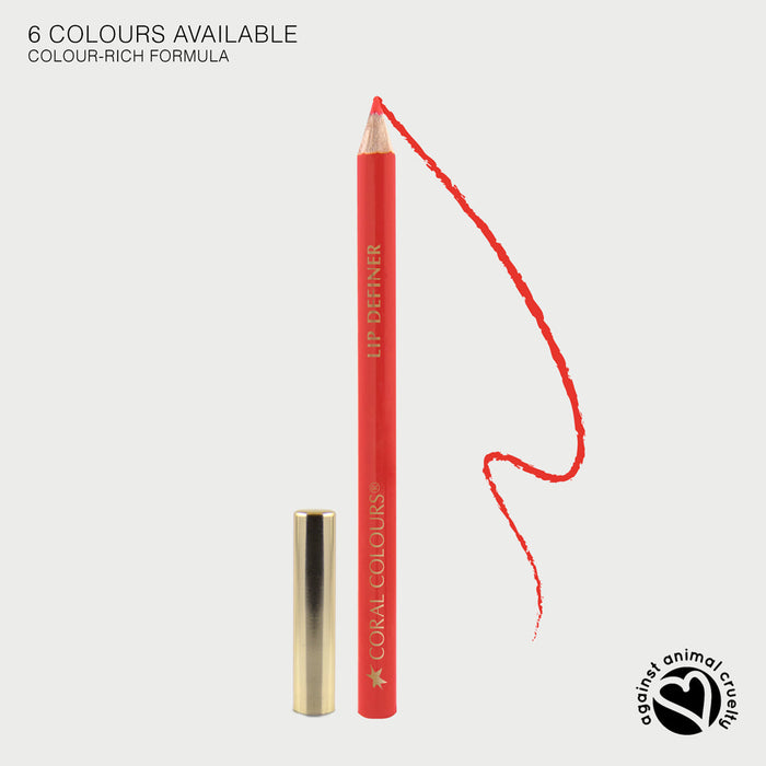 Coral Colours Lip Definer Pencil