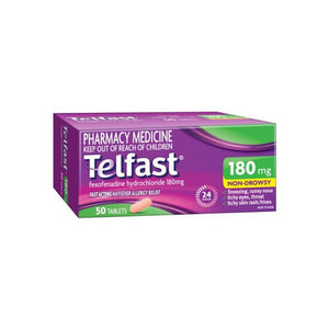 Telfast 180mg Tablets 50s