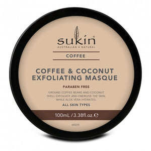 Sukin Coffee & Coconut Exfoliating Masque