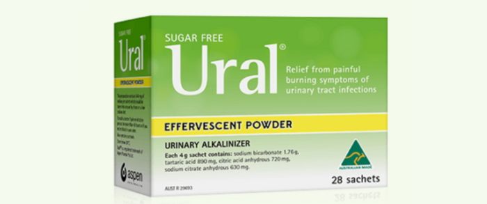 Ural Effervescent Powder – Urinary alkaliniser