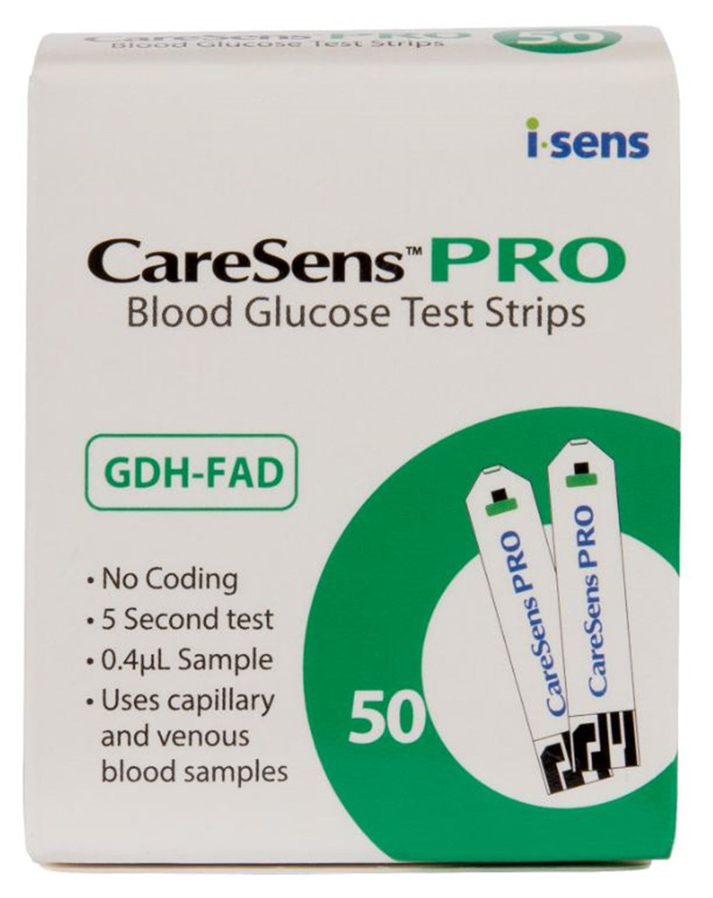 CareSens Pro Blood Glucose Test Strips 50