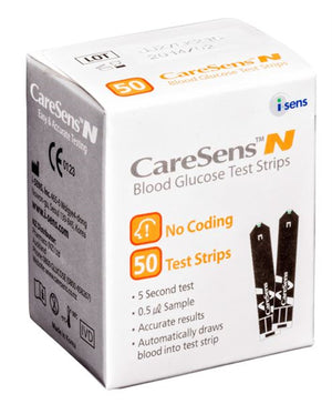 CareSens N Blood Glucose Test Strips 50